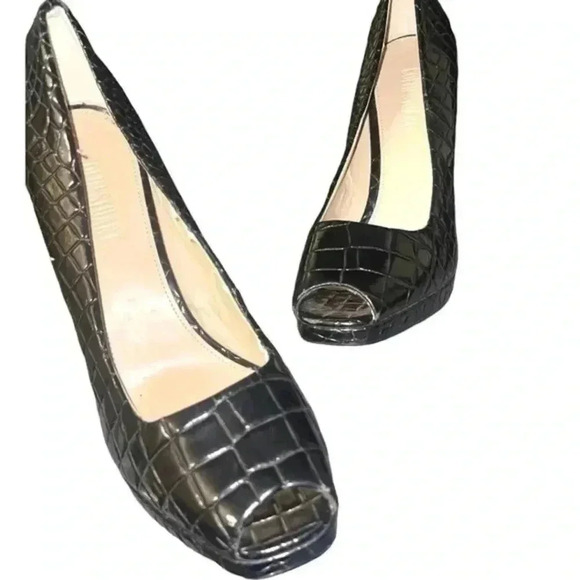 COLIN STUART PATENT LEATHER PUMPS - Picture 8 of 9